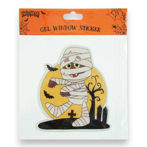 Picture of HALLOWEEN GEL WINDOW STICKER MUMMY